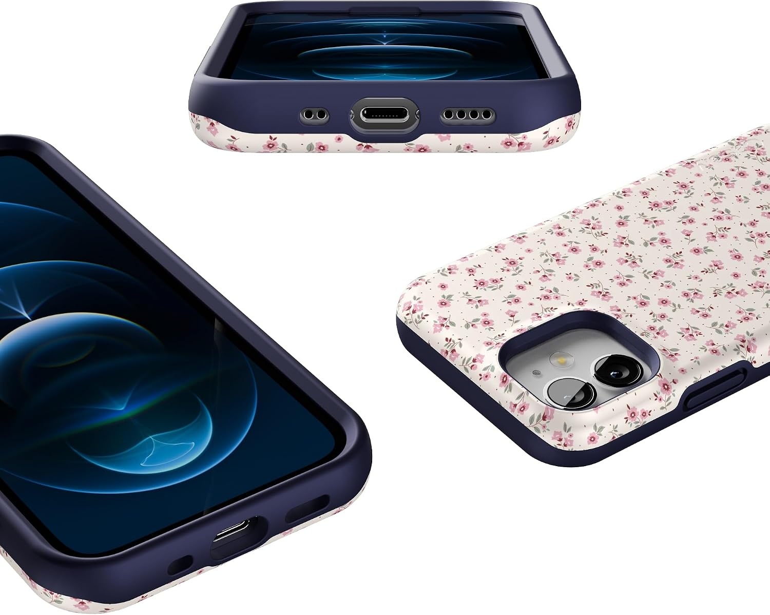 image:imageCasely iPhone 12 Mini Case  Cottage Charm  Cottagecore  Bold Protective Design  Compatible with MagSafe