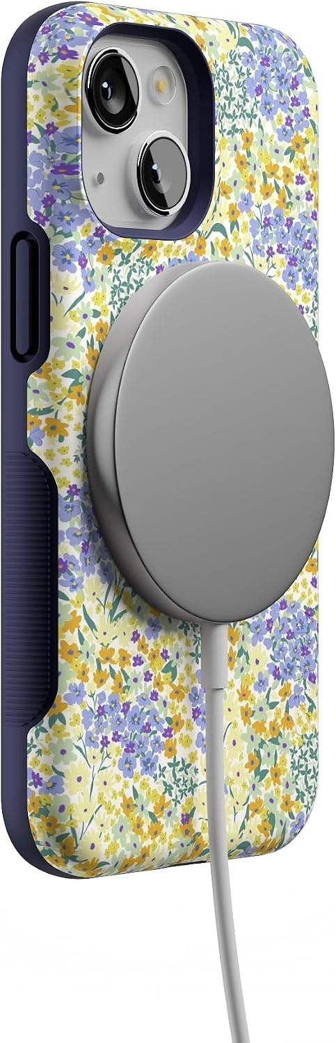 image:imageCasely iPhone 13 Mini Case  Clear Skies  Clear Shimmer  Compatible with MagSafe  Classic Ultra Slim DesignDream Garden  Cottagecore