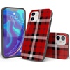 image:imageCasely iPhone 11 Case  Fit Check  Neutral Checkerboard  Classic Ultra Slim DesignAs if Red Plaid