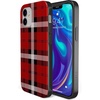 image:imageCasely iPhone 11 Case  Fit Check  Neutral Checkerboard  Classic Ultra Slim DesignAs if Red Plaid