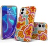 image:imageCasely iPhone 11 Case  Fit Check  Neutral Checkerboard  Classic Ultra Slim DesignTropical Color Splash  Abstract Retro