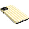 image:imageCasely iPhone 11 Case  Hanging Around  Potted Plants Floral  Essential Slim DualLayer Protective DesignButter Yellow Stripes  Sunday Best