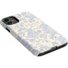 image:imageCasely iPhone 11 Case  Hanging Around  Potted Plants Floral  Essential Slim DualLayer Protective DesignCupids Canvas  Periwinkle Floral