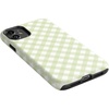 image:imageCasely iPhone 11 Case  Hanging Around  Potted Plants Floral  Essential Slim DualLayer Protective DesignMint Lattice  Sunday Best