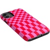 image:imageCasely iPhone 11 Case  Hanging Around  Potted Plants Floral  Essential Slim DualLayer Protective DesignVibe Check  Pink Checkerboard