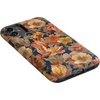 image:imageCasely iPhone 11 Case  Harlequin Midnight Diamond  Black and Purple  Essential Slim DualLayer Protective DesignFallen Gold  Antique Floral
