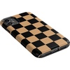 image:imageCasely iPhone 11 Case  Harlequin Midnight Diamond  Black and Purple  Essential Slim DualLayer Protective DesignFit Check  Black  Brown Checkerboard