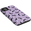 image:imageCasely iPhone 11 Case  Harlequin Midnight Diamond  Black and Purple  Essential Slim DualLayer Protective DesignMidnight Flight  Celestial Bats