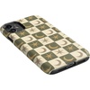 image:imageCasely iPhone 11 Case  Harlequin Midnight Diamond  Black and Purple  Essential Slim DualLayer Protective DesignMystic Moonstar  Green Celestial