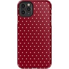 image:imageCasely iPhone 11 Case  You Cant Catch Me  Gingerbread Man  Essential Slim DualLayer Protective DesignOn the Dot  Maroon Polka Dot