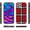 image:imageCasely iPhone 11 Pro Case  As if  Red Plaid  Classic Ultra Slim Design