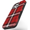 image:imageCasely iPhone 11 Pro Case  Totally Groovy  Teal Rainbow Stripes Color Block  Bold Protective DesignAs if  Red Plaid