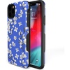 image:imageCasely iPhone 11 Pro Case  Totally Groovy  Teal Rainbow Stripes Color Block  Bold Protective DesignBlue Cherry Blossom Floral