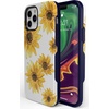 image:imageCasely iPhone 11 Pro Case  Totally Groovy  Teal Rainbow Stripes Color Block  Bold Protective DesignBright Yellow Sunflowers Floral