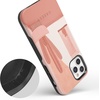 image:imageCasely iPhone 11 Pro Case  Totally Groovy  Teal Rainbow Stripes Color Block  Bold Protective DesignDesert Daze  Peachy Cactus