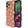 image:imageCasely iPhone 11 Pro Case  Totally Groovy  Teal Rainbow Stripes Color Block  Bold Protective DesignFlower My World  Burnt Orange Floral