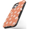 image:imageCasely iPhone 11 Pro Case  Totally Groovy  Teal Rainbow Stripes Color Block  Bold Protective DesignFlower My World  Burnt Orange Floral