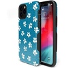 image:imageCasely iPhone 11 Pro Case  Totally Groovy  Teal Rainbow Stripes Color Block  Bold Protective DesignFlower My World  Ocean Blue Floral