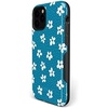 image:imageCasely iPhone 11 Pro Case  Totally Groovy  Teal Rainbow Stripes Color Block  Bold Protective DesignFlower My World  Ocean Blue Floral