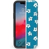 image:imageCasely iPhone 11 Pro Case  Totally Groovy  Teal Rainbow Stripes Color Block  Bold Protective DesignFlower My World  Ocean Blue Floral