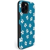 image:imageCasely iPhone 11 Pro Case  Totally Groovy  Teal Rainbow Stripes Color Block  Bold Protective DesignFlower My World  Ocean Blue Floral