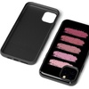 image:imageCasely iPhone 11 Pro Case  Totally Groovy  Teal Rainbow Stripes Color Block  Bold Protective DesignInsta Famous Makeup Swatch