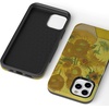 image:imageCasely iPhone 11 Pro Case  Totally Groovy  Teal Rainbow Stripes Color Block  Bold Protective DesignVan Gogh  Sunflowers Floral