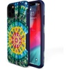 image:imageCasely iPhone 11 Pro Case  Totally Groovy  Teal Rainbow Stripes Color Block  Bold Protective DesignVeneta Tapestry  Grateful Dead Tie Dye