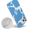 image:imageCasely iPhone 11 Pro Max Case  Current Mood  Light Blue Cow Print  Classic Ultra Slim Design