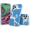image:imageCasely iPhone 11 Pro Max Case  Current Mood  Light Blue Cow Print  Classic Ultra Slim Design