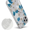 image:imageCasely iPhone 11 Pro Max Case  Forget Me Not  Blue and Gold Clear Floral  Classic Ultra Slim Design