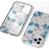 image:imageCasely iPhone 11 Pro Max Case  Forget Me Not  Blue and Gold Clear Floral  Classic Ultra Slim Design