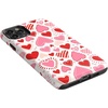 image:imageCasely iPhone 11 Pro Max Case  Houndstooth  High Contrast Design  Essential Slim DualLayer Protective DesignLove Struck  Heart Stickers