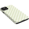 image:imageCasely iPhone 11 Pro Max Case  Houndstooth  High Contrast Design  Essential Slim DualLayer Protective DesignMint Lattice  Sunday Best