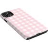 image:imageCasely iPhone 11 Pro Max Case  Houndstooth  High Contrast Design  Essential Slim DualLayer Protective DesignPink Plaid  Sunday Best
