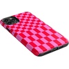 image:imageCasely iPhone 11 Pro Max Case  Houndstooth  High Contrast Design  Essential Slim DualLayer Protective DesignVibe Check  Pink Checkerboard