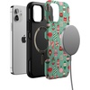 image:imageCasely iPhone 12 Mini Case  All Decked Out  Festive Ornaments  Bold Protective Design  MagSafe Compatible Design