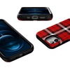 image:imageCasely iPhone 12 Mini Case  As if  Red Plaid  Bold Protective Design  MagSafe Compatible Design
