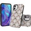 image:imageCasely iPhone 12 Mini Case  Bear Hugs  Teddy Squares  Bold Protective Design  MagSafe Compatible Design