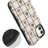 image:imageCasely iPhone 12 Mini Case  Bear Hugs  Teddy Squares  Bold Protective Design  MagSafe Compatible Design