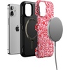image:imageCasely iPhone 12 Mini Case  Blush Garden  Floral Doodle  Bold Protective Design  Compatible with MagSafe