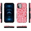 image:imageCasely iPhone 12 Mini Case  Blush Garden  Floral Doodle  Bold Protective Design  Compatible with MagSafe