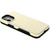 image:imageCasely iPhone 12 Mini Case  Butter Yellow Stripes  Sunday Best  Bold Protective Design  Compatible with MagSafe