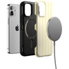 image:imageCasely iPhone 12 Mini Case  Butter Yellow Stripes  Sunday Best  Bold Protective Design  Compatible with MagSafe