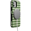 image:imageCasely iPhone 12 Mini Case  Checked Twice  Green Plaid  Bold Protective Design  MagSafe Compatible Design