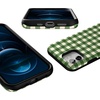 image:imageCasely iPhone 12 Mini Case  Checked Twice  Green Plaid  Bold Protective Design  MagSafe Compatible Design