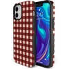 image:imageCasely iPhone 12 Mini Case  Checked Twice  Red Plaid  Bold Protective Design  MagSafe Compatible Design