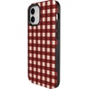 image:imageCasely iPhone 12 Mini Case  Checked Twice  Red Plaid  Bold Protective Design  MagSafe Compatible Design