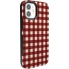 image:imageCasely iPhone 12 Mini Case  Checked Twice  Red Plaid  Bold Protective Design  MagSafe Compatible Design