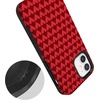 image:imageCasely iPhone 12 Mini Case  Crazy in Love  Red Hearts  Bold Protective Design  MagSafe Compatible Design